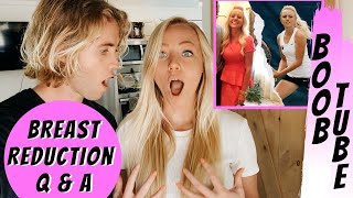 BREAST REDUCTION STORY amp QA  Why it was the best thing Ive ever done  The Beeston Fam [upl. by Llerot]