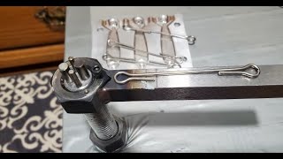 How to make thru wire using DIY bender [upl. by Clair]