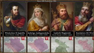 Timeline of the Rulers of Poland 9602020 [upl. by Lombardy]