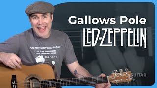 Gallows Pole Guitar Lesson  Led Zeppelin [upl. by Annai]