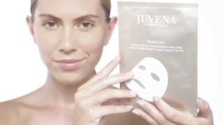 JUVENA MasterCare Express Firming amp Smoothing BioFleece Mask Нанесение [upl. by Cornela546]