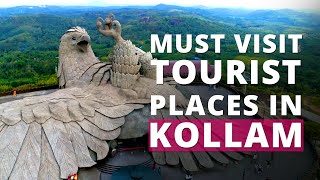 Must Visit Tourist Places in Kollam  Munreo Thuruth Thenmala Jatayu Earth Center Water Sports [upl. by Falcone]