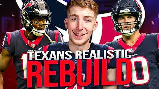 HOUSTON TEXANS REALISTIC REBUILD IN MADDEN 23 [upl. by Aekan]