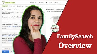 Newbies Guide to Navigating the FamilySearch Website [upl. by Petunia]