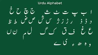 Urdu Alphabet  Pronunciation [upl. by Ettevey930]