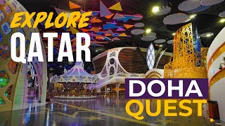 Doha Quest Largest Indoor Theme Park in Qatar at Doha Oasis Msheireb  Explore Qatar [upl. by Anihta]