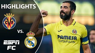 Villarreal vs Real Madrid  La Liga Highlights  ESPN FC [upl. by Bora]