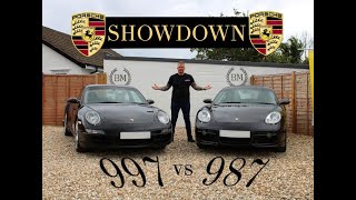 Porsche 911 Carrera S vs Cayman S which should you buy 997 amp 987 test drive and review [upl. by Luz]