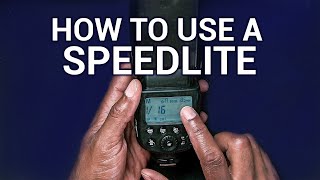 Flash Photography Lesson  How To Use A Speedlite [upl. by Wilburt223]