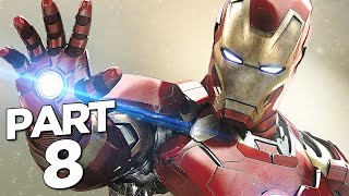 MARVELS AVENGERS Walkthrough Gameplay Part 8  IRON MAN 2020 FULL GAME [upl. by Marlow]