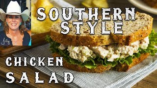 Easy to Make Southern Style Chicken Salad Recipe [upl. by Oiredised]