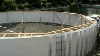 Building Tanks for Aquaculture  Form and Protect Concrete in One Step [upl. by Cini]