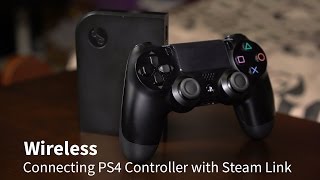 How Connect PS4 Controller with Steam Link Wireless [upl. by Fording214]