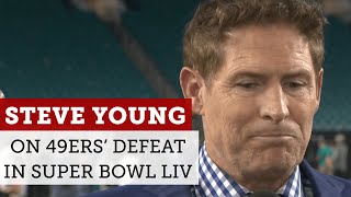 Steve Young reacts to 49ers loss to Chiefs in Super Bowl 54  NBC Sports Bay Area [upl. by Blatman]