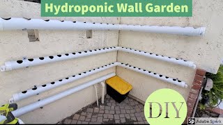 GARDEN DIY Hydroponic Vertical Garden [upl. by Neleb]