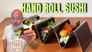 Temaki Sushi Hand Roll [upl. by Hetty]