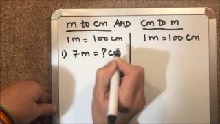 HOW TO CONVERT  METER TO CENTIMETER  AND CENTIMETER TO METER [upl. by Fransen871]