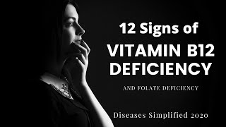 12 Signs of Vitamin B12 and Folate Deficiency [upl. by Arlena93]