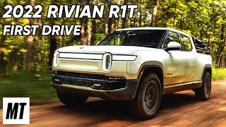 2022 Rivian R1T First Drive  MotorTrend [upl. by Heeley818]