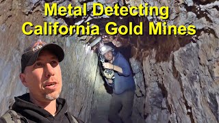 Metal Detecting amp Exploring California Gold Mines [upl. by Dine865]