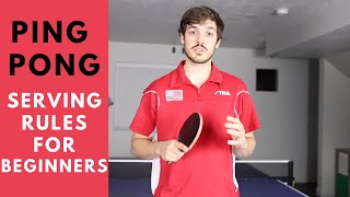 Ping Pong Serving Rules for Beginners [upl. by Mercedes891]