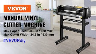 VEVOR Vinyl Cutter Machine Large Cutting Width amp Excellent Performance amp Abundant Attachments [upl. by Hinckley]