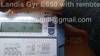 Landis Gyr E650 with remote control [upl. by Egas840]