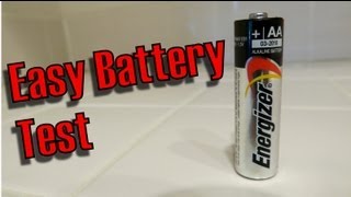 How To Test a AA battery Easiest Way For Any Battery Fast Easy [upl. by Jocko168]