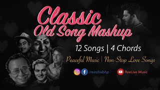 Classic Old Song Mashup  NonStop Old Bollywood Songs  Love Songs  Peaceful Music  Reeshabh P [upl. by Inod317]