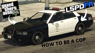 How to be a cop on gta Vstory modeno need for LSPDFR [upl. by Ajay810]