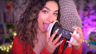 ASMR  Intense Ear Licks amp Mouth Sounds [upl. by Ahsihat]