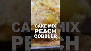 Easy Cake Mix Peach Cobbler [upl. by Seumas]