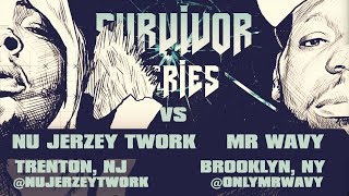 MR WAVY VS NU JERZEY TWORK SMACK URL RAP BATTLE  URLTV [upl. by Annelise]