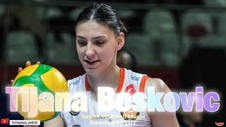 Tijana Boskovic │ ECZACIBAŞI DYNAVİT  TÜRK HAVA YOLLARI │ Turkish Volleyball League 202324 [upl. by Fortunio]