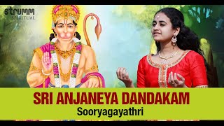 Sri Anjaneya Dandakam I Sooryagayathri I Traditional Telugu Prayer To Lord Hanuman [upl. by Huskamp]