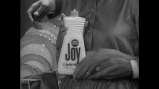 quotIntegratedquot Joy dishwashing liquid commercial from quotThe Dick Van Dyke Showquot [upl. by Gide801]