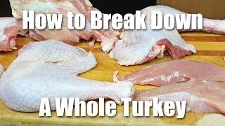 Breaking Down a Whole Turkey [upl. by Lrem]