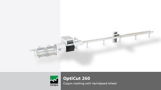 OptiCut 260  Optimizing crosscut saw for powerful cutting  WEINIG [upl. by Myra645]