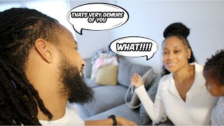 Pranking My GIRLFRIEND Using The Word DEMURE [upl. by Lamek505]