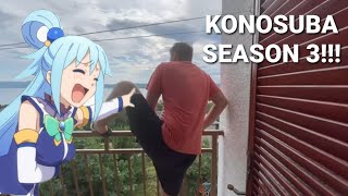 Fans When KONOSUBA SEASON 3 Got Announced [upl. by Amoeji173]