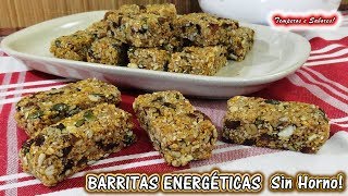 BARRITAS ENERGÉTICAS Multi Cereales y sin Horno Saludables y fáciles de hacer [upl. by Harpole]