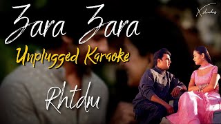 Zara Zara Behekta Hai  Unplugged Karaoke  RHTDM [upl. by Oag]