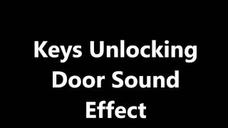 Keys Unlocking Door Sound Effect [upl. by Eisenhart548]