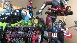 Avengers EndgamePart 2 quotAssemblequot stop motion  10k subs giveaway [upl. by Leinoto402]