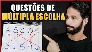 5 Regras para Acertar Questões de Múltipla Escolha na Prova Comprovado [upl. by Tifanie]