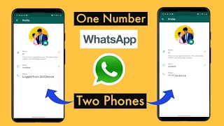 How to run same WhatsApp account on two mobile at same time [upl. by Royall736]