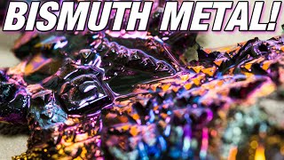 Bismuth Metal  Amazing Crystals [upl. by Nitnert]