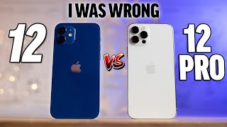 iPhone 12 vs 12 Pro RealWorld Differences after 1 Week [upl. by Artina613]