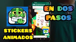 Como convertir videos y Gif en STICKERS ANIMADOS para Whatsapp ✅✅ [upl. by Eggett]