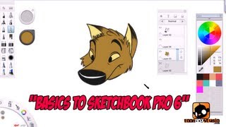 Basics to Sketchbook Pro 6 for Beginners Tutorial [upl. by Polak]